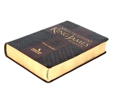 Bíblia King James De Estudo Atualizada - Kja1611 - Textos E Mapas Coloridos E Letras Gigantes - Capa Luxo Marrom - comprar online