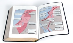 Bíblia King James De Estudo Atualizada - Kja1611 - Textos E Mapas Coloridos E Letras Gigantes - Capa Luxo Vinho - Scripturae