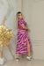 Vestido Pink Estampa Zebra