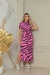 Vestido Pink Estampa Zebra - comprar online