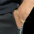 Pulseira modelo piastrine (5mm) fecho gaveta trava dupla - banhado a ouro 18k - comprar online
