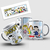 Caneca Cerâmica Presente 325 ml Snoopy - Mono Personalizados