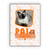 Quadro Decorativo Pai de Pet Gato Personalizado Com Nome e Foto - comprar online