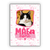 Quadro Decorativo Mãe de Pet Gato Personalizado Com Nome e Foto - comprar online