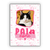 Quadro Decorativo Pai de Pet Gato Personalizado Com Nome e Foto - comprar online