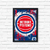 Quadro NBA Detroit Pistons - comprar online