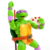 Figura BST AXN Tortugas Ninja TMNT - Donatello 1:15 - Plastic Monkey