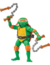 Figura Playmates Toys Tortugas Ninja TMNT Caos Mutante - Michelangelo - comprar online