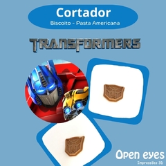 Cortador e Carimbo de Biscoito/Massa - Transformers - Símbolo/Emblema