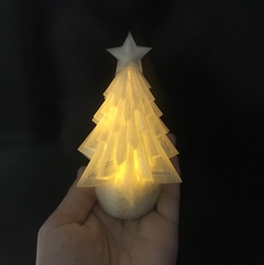 Mini Árvore de Natal 3D com LED