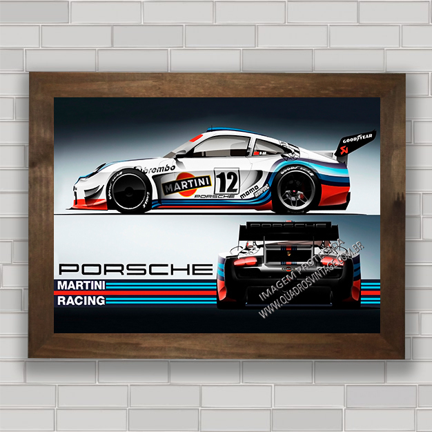 Quadro Decorativo Automobilismo Motorsport Racing Porsche