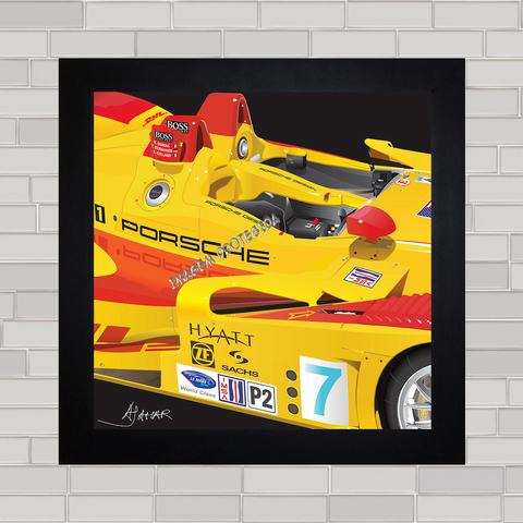 Quadro Decorativo Automobilismo Motorsport Racing Porsche