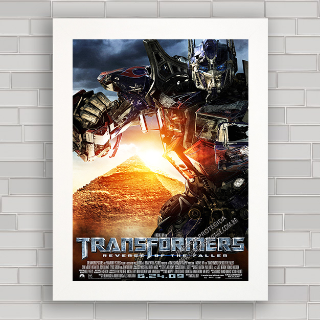 Big Poster Filme Transformers 2 LO02 Tamanho 90x60 cm