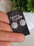 Brinco flor cravejado com zircônias em PRATA 925. - comprar online