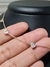 Colar cravejado com pedras de zircônias em formato de coração - comprar online