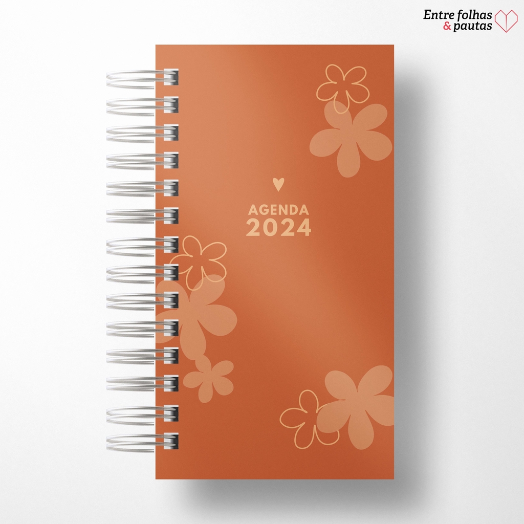 Coleção Fofura - Mini agenda 2024 vertical personalizado