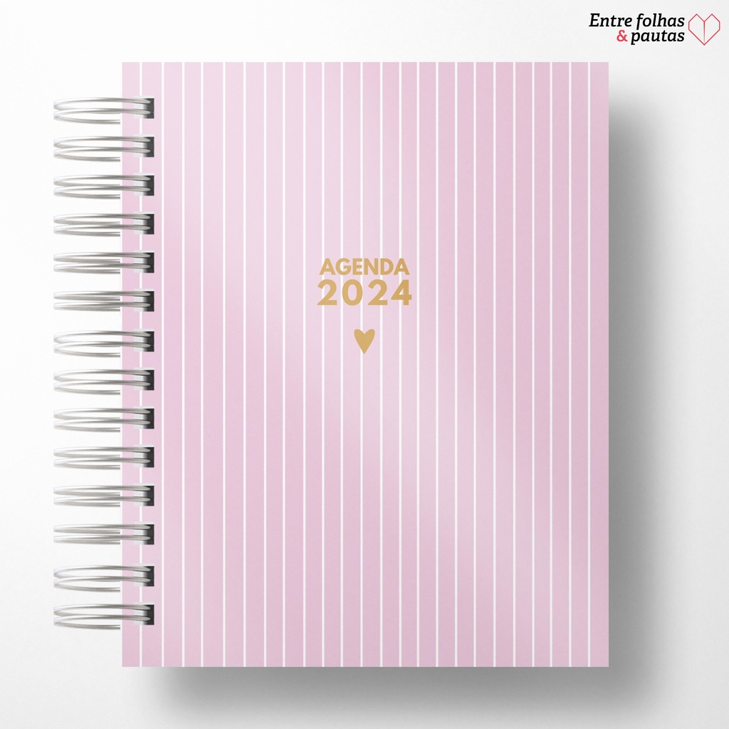 Coleção Fofura - Mini agenda 2024 vertical personalizado