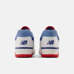 New Balance 550 "White/True Red/Atlantic Blue" - Hermez