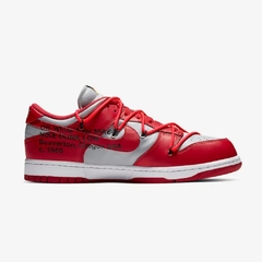 Nike Dunk Low x Off-White "University Red" na internet