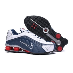 Nike Shox R4 Navy Blue/White/Red na internet