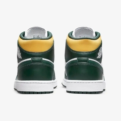 Nike Air Jordan 1 Mid "Sonics Green Yellow" - Hermez