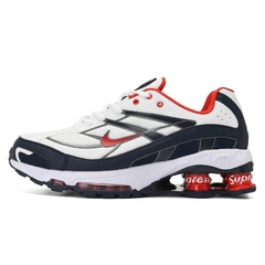 Supreme x Nike Shox White/Black/Red - comprar online