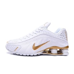 Nike Shox R4 White/Gold