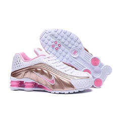 Nike Shox R4 White/Rose/Gold Feminino - comprar online