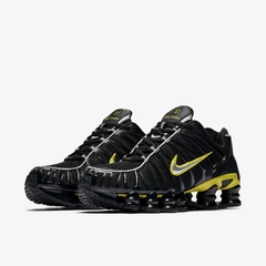 Nike Shox TL "Black Dynamic Yellow Metallic Silver" na internet