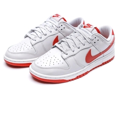 Nike Dunk Low" Vast Grey Varsity Red" na internet