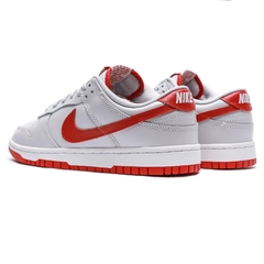 Nike Dunk Low" Vast Grey Varsity Red" - Hermez