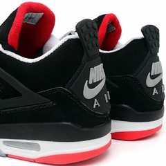 Tênis Nike Air Jordan 4 Preto/vermelho - RA Outlet Virtual