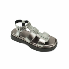 Sandália Flatform Couro Feminina Iris Inox na internet