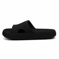 Chinelo Nuvem Slide Conforto Anatômico Leve Verão Unissex Preta - comprar online