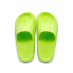 Chinelo Nuvem Slide Conforto Anatômico Leve Verão Unissex Verde Limão na internet