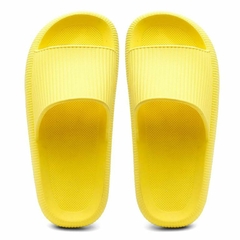 Chinelo Nuvem Slide Conforto Anatômico Leve Verão Unissex Amarelo - comprar online