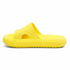 Chinelo Nuvem Slide Conforto Anatômico Leve Verão Unissex Amarelo na internet