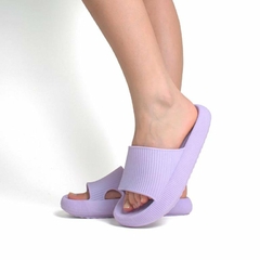 Chinelo Nuvem Slide Conforto Anatômico Leve Verão Unissex Lilás - RA Outlet Virtual