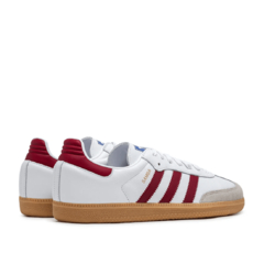 Tênis Adidas Unissex Samba OG White Dark Red - RA Outlet Virtual