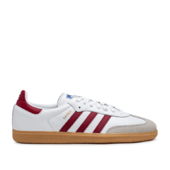 Tênis Adidas Unissex Samba OG White Dark Red