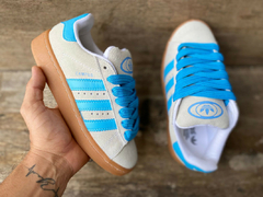 Tênis Adidas Campus 00S Unissex Bege Azul - comprar online