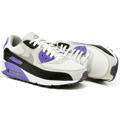 Tênis Air Max 90 Essential Branco/Lilas - Premium