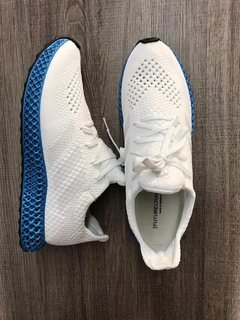 Tênis Adidas Futurecraft 4 D Branco/Azul - Importado na internet