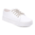 Tênis Feminino Casual Duda Branco Strass - Donna Shoes