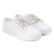 Tênis Feminino Casual Duda Branco Strass