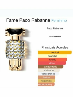 Fame Paco Rabanne Eau de Parfum - Perfume Feminino 80ml - Geração Parfum