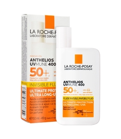 Protector Solar Facial La Roche Posay Anthelios UVMUNE Fluido Invisible para todo tipo de piel FPS50+ 50ml