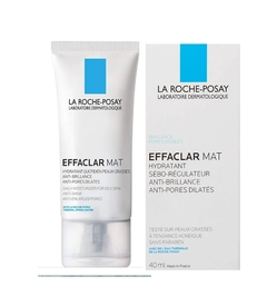 La Roche Posay Effaclar Mat Crema Facial Matificante para Piel Grasa, 40 ml