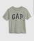 CAMISETA INFANTIL GAP CINZA LOGO