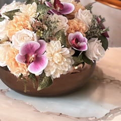 Arranjo de flores artificiais mistas - comprar online